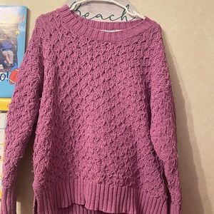 Purple sweater